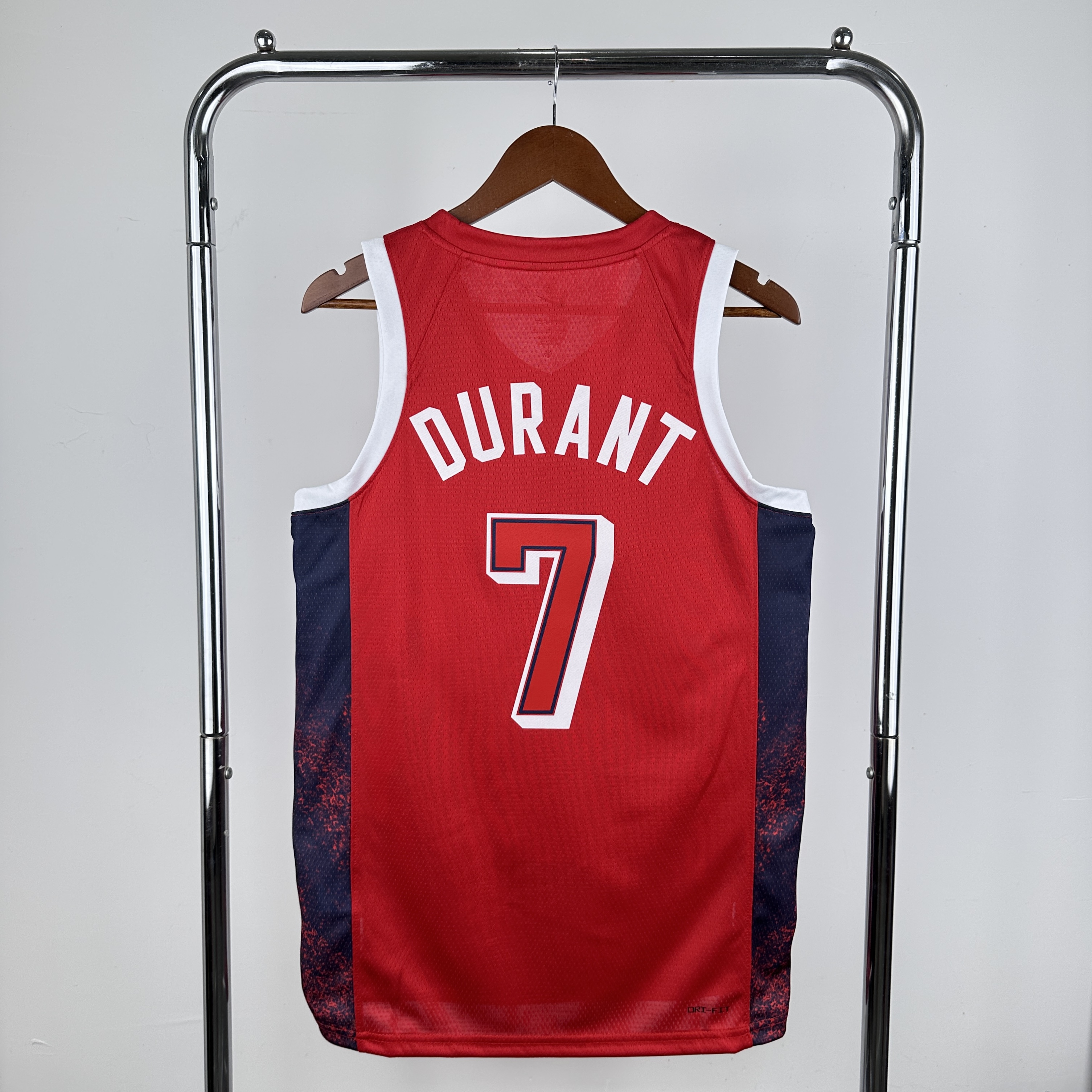 2024 Olympic USA #7 Durant Red Nike NBA Jersey->more jerseys->NBA Jersey